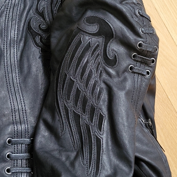 Harley Davidson Leather Riding Jacket - Picture 5 of 14